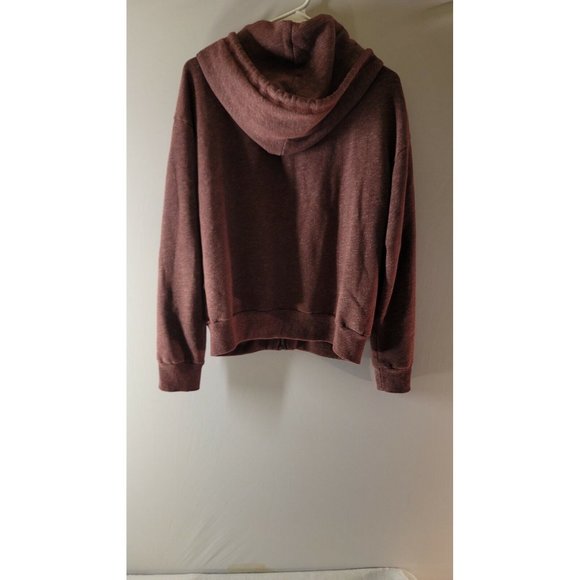 Abercrombie & Fitch Womens Purple Full Zip Hoodie With Pockets Sz LG Longsleeve - Picture 2 of 8